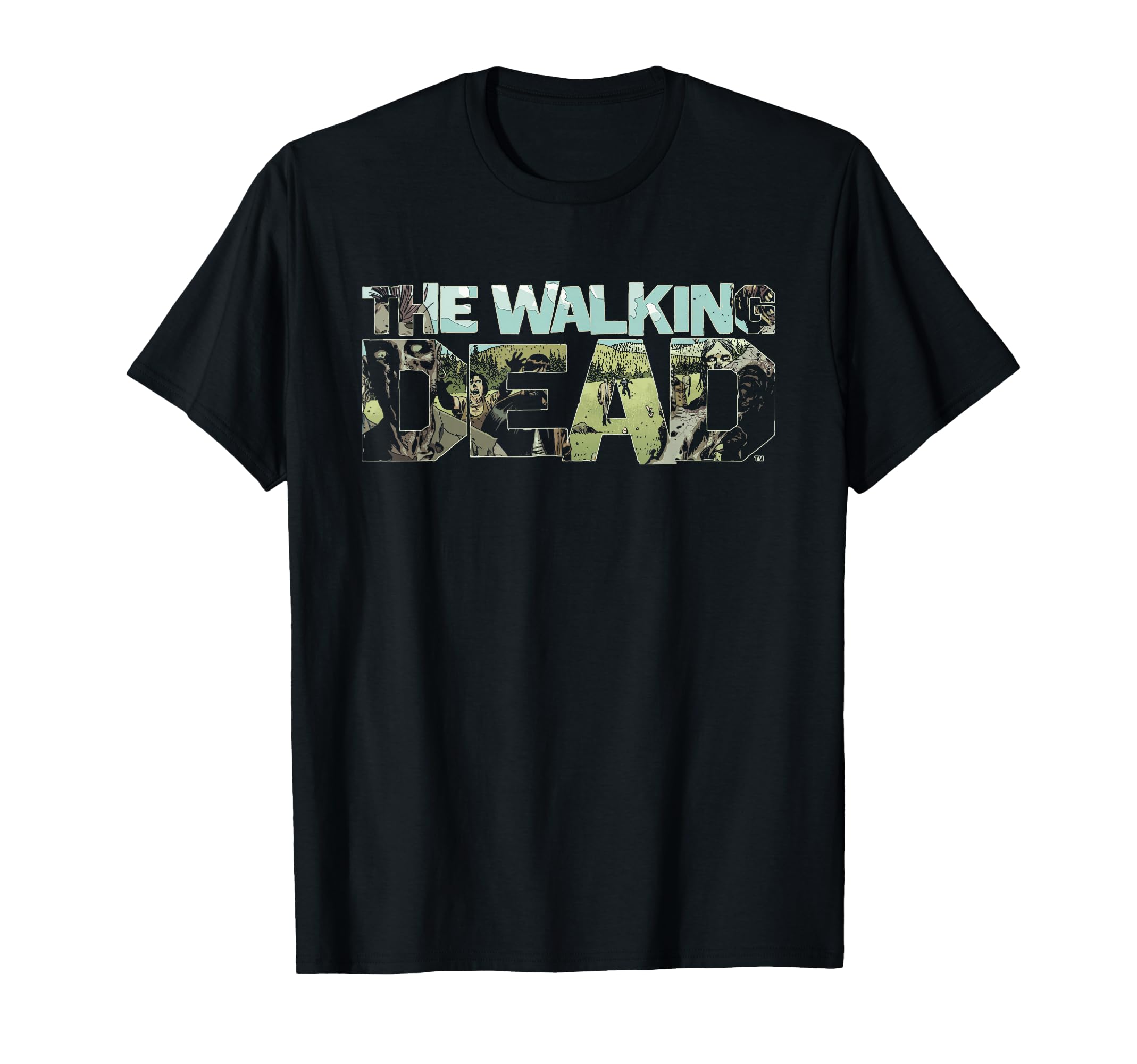 The Walking Dead's Walker Overlay Logo T-Shirt