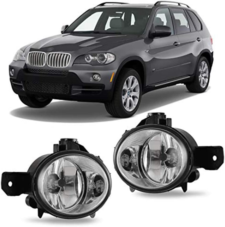 Winjet Compatible with BMW [2012-2014 2015 X1] [2007-2010 X3] [2007 2008 2009 2010 2011 2012 2013 X5] Driving Fog Lights