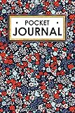 Pocket Journal: Pretty blue and red floral themed personal journal keeps all your poems, dreams, class notes and sketches in one nifty book! (Cute Perfect Pocket Journal)