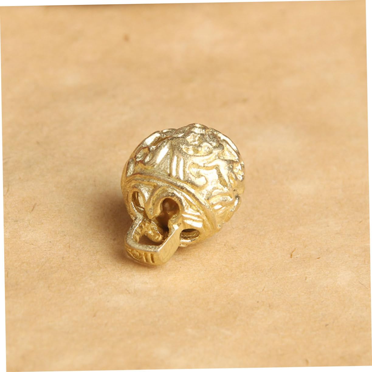 MAGICLULU 10 Set Piccolo Portachiavi Arredamento Campanellini Per L'artigianato Natale Campane in Miniatura Per L'artigianato Campana Sospesa Ottone Golden 10 Pezzi * 10