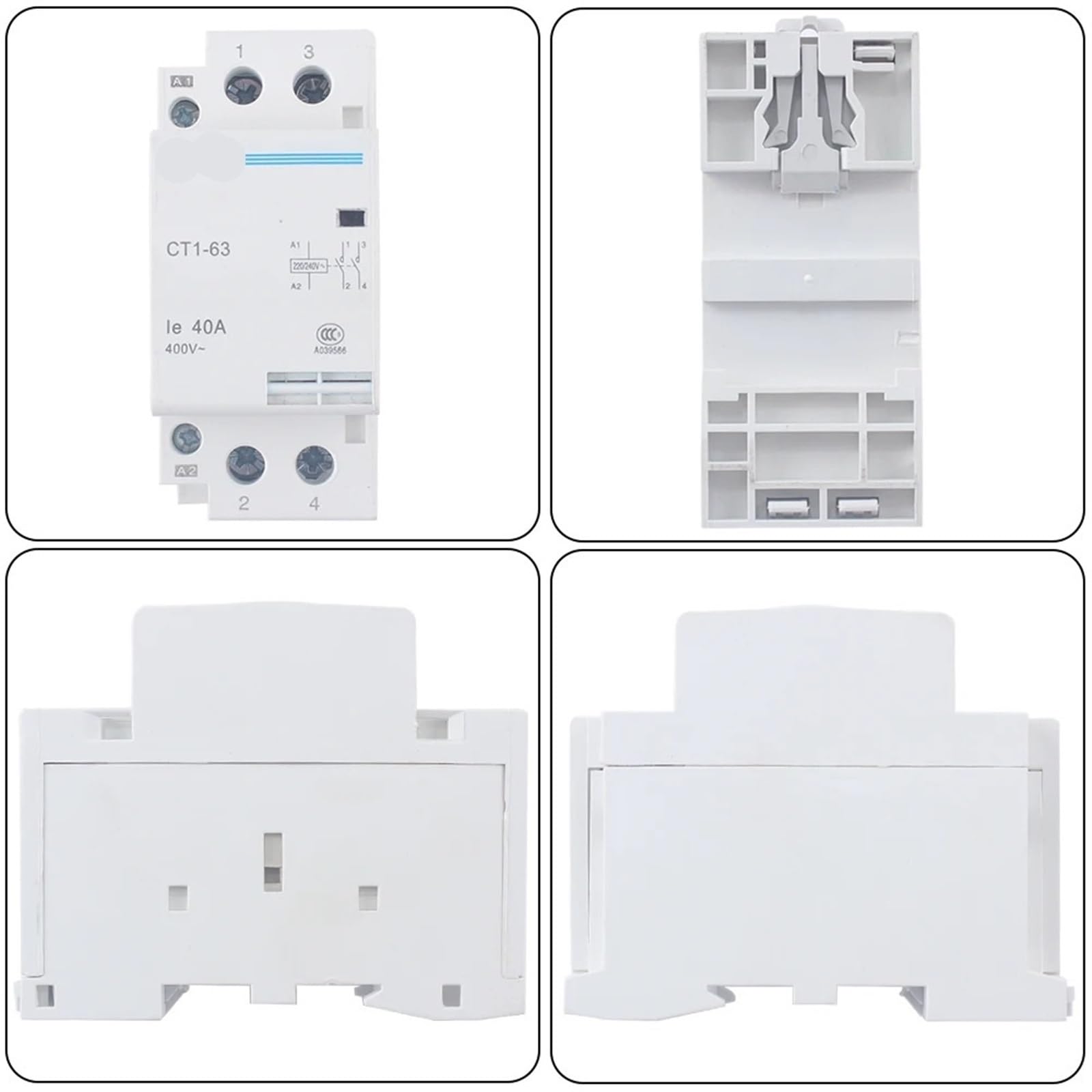 CT1 CT1-63 32 A 40 A 63 A 4 piny 220 V 230 50 60 Hz do szyny DIN, 1 sztuka