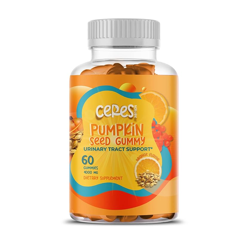 Ceres Nature Suplemento de extrato de semente de abóbora 4.000 mg, 60 gomas