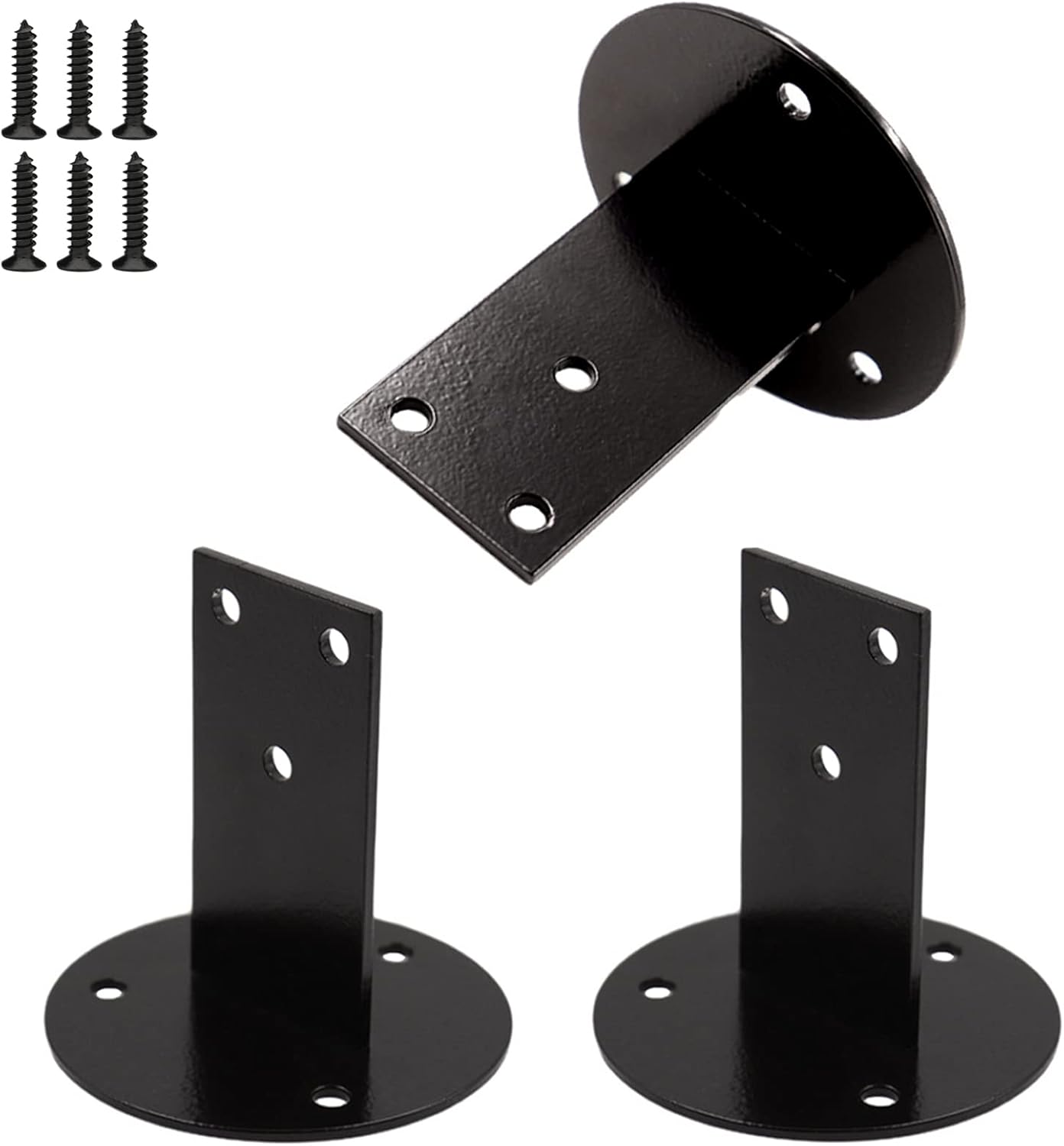 3Pcs Stainless Steel Handrail Brackets,Upright Stair
