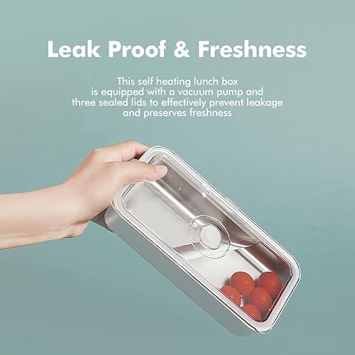 Miniatura 6 de Bear DFH-B15Q1 Fiambrera eléctrica con calefacción, multifuncional, mantiene el calor, a prueba de fugas y frescura, verde, 1.5 L