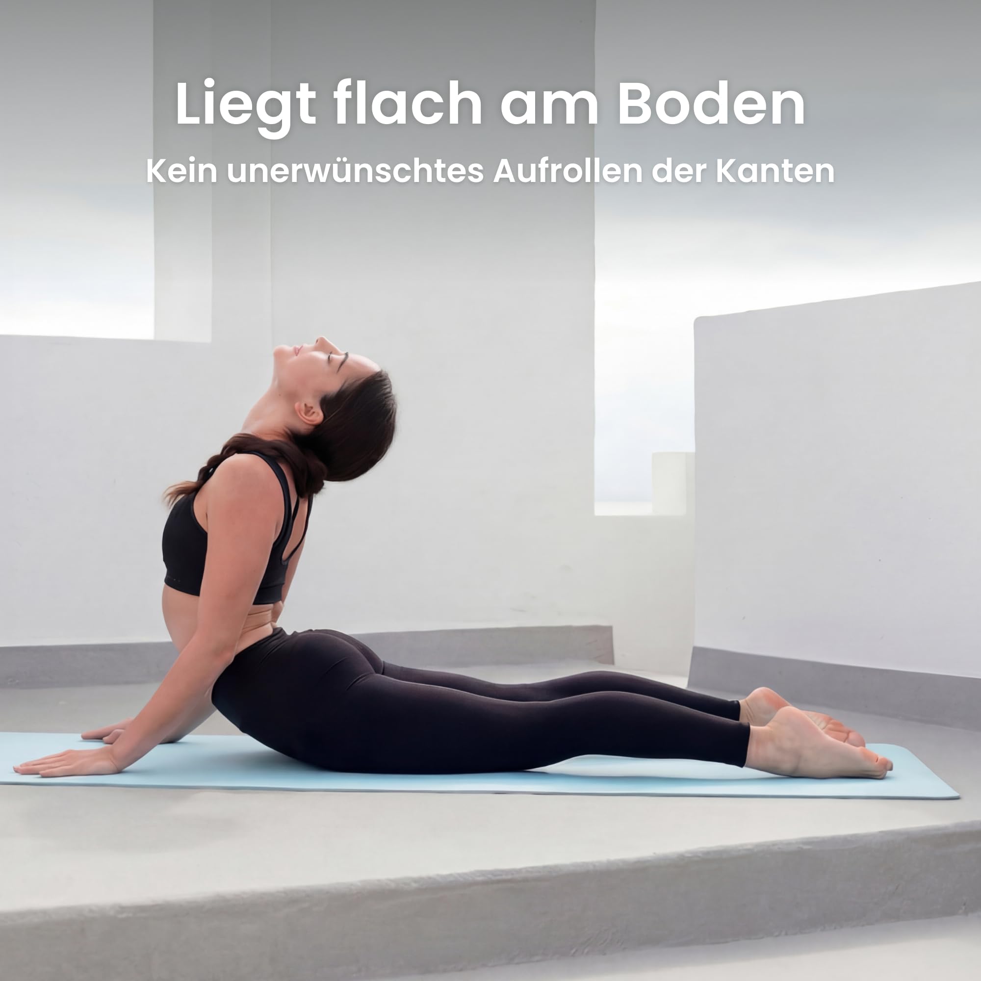 Ergotopia Yogamatte rutschfest – 5mm TPE Gymnastikmatte & Sportmatte für Pilates. gelenkschonende Fitnessmatte & Yoga Matte, Made in Spain, Schadstofffreie Isomatte, 185x60cm