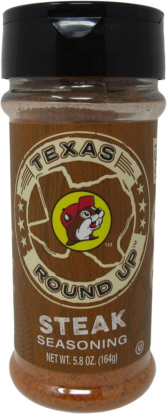 Texas Round Up Steak Seasoning, Gluten Free, One 5.8 Ounce Shaker Bottle