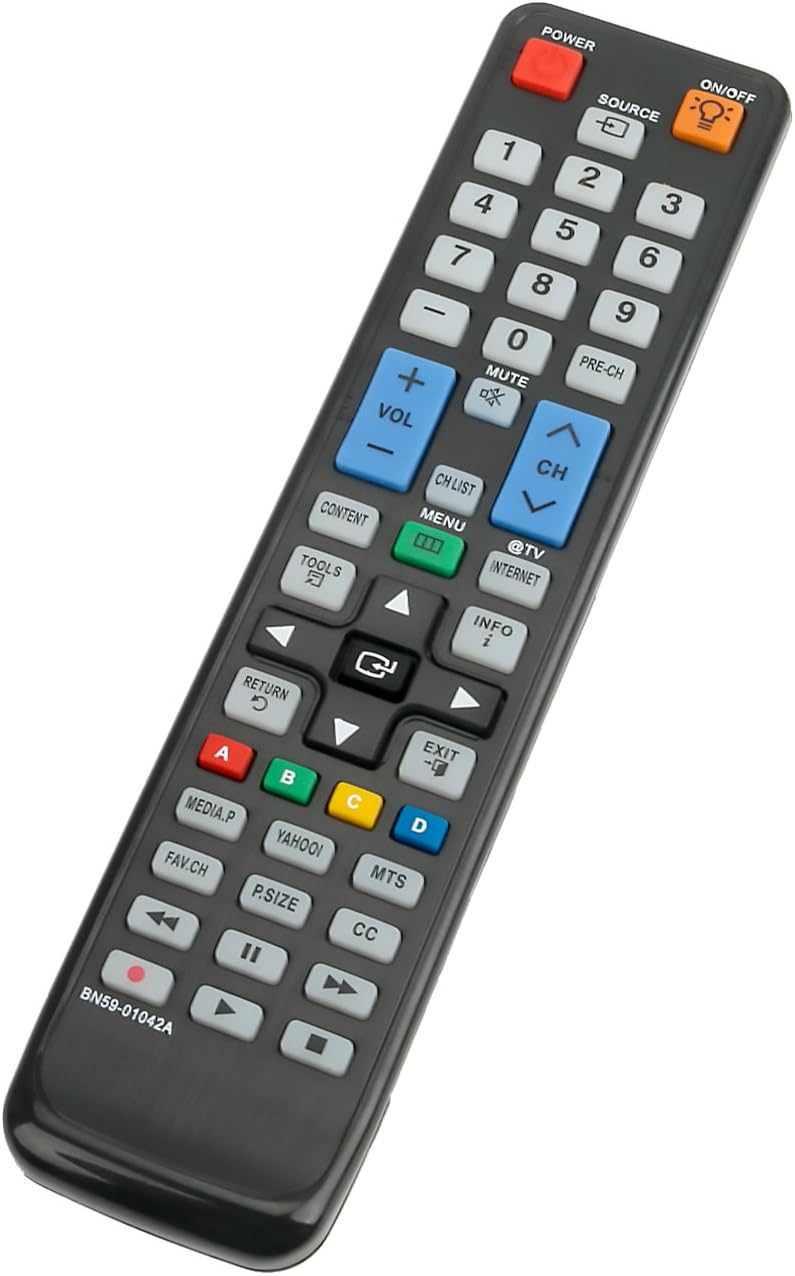 New BN59-01042A BN5901042A Replace Remote for Samsung PN50C6400 PN50C6500 PN58C6400 PN58C6500 PN50C6500TF PN58C6400TF PN58C6500TF PN50C6400TF PN50C7000yF PN58C7000 PN63C7000 PN63C7000yF LED Plasma TV