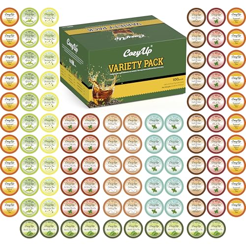 Cozy Up 100-Count Variety Pack Tea, Compatible...