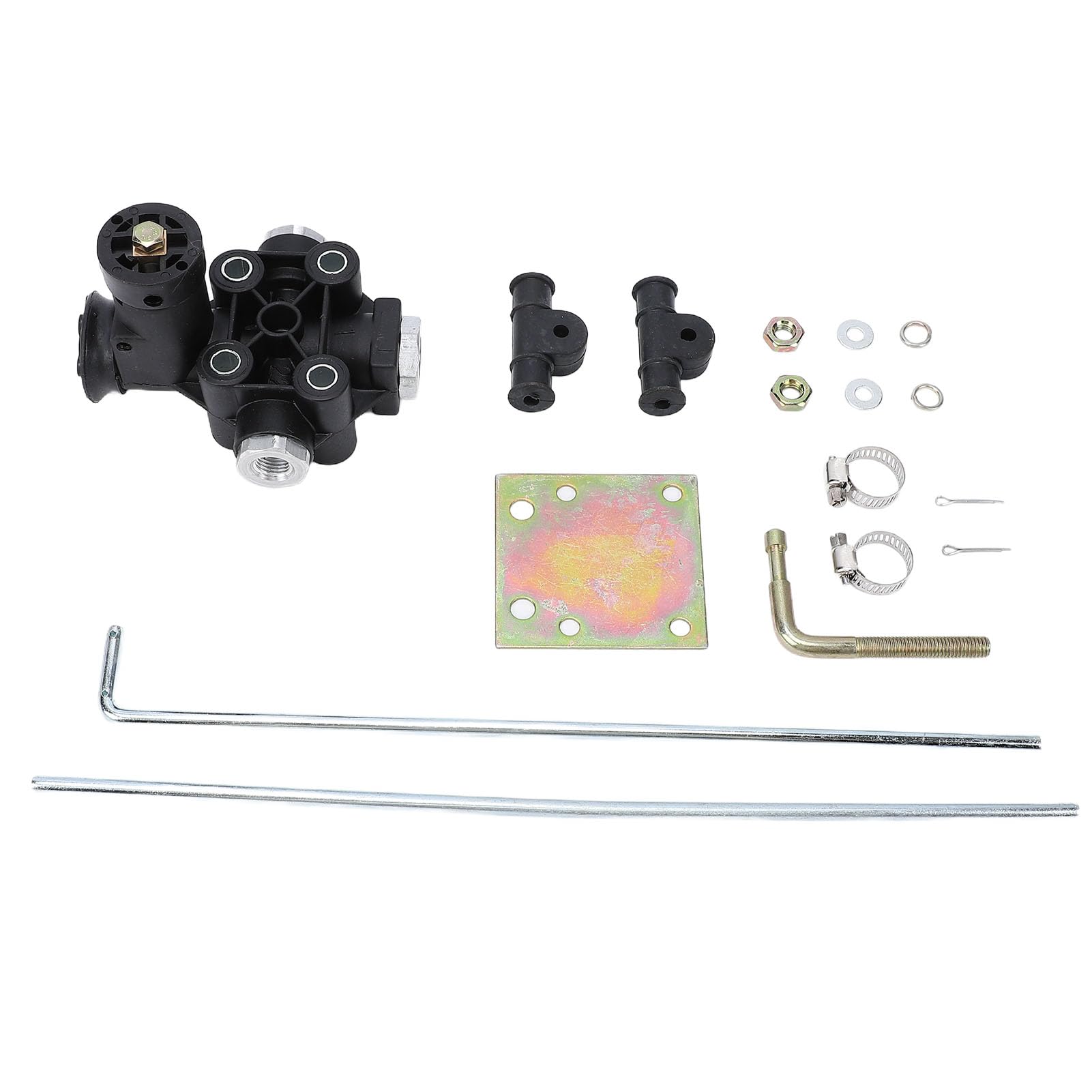 Bewinner Kit de Valve de Contrôle de Hauteur de Suspension Pneumatique, Kit de Valve d'air de Contrôle de Nivellement de Hauteur KN27000, de Réglage Automatique de la pour Camions et Véhicules