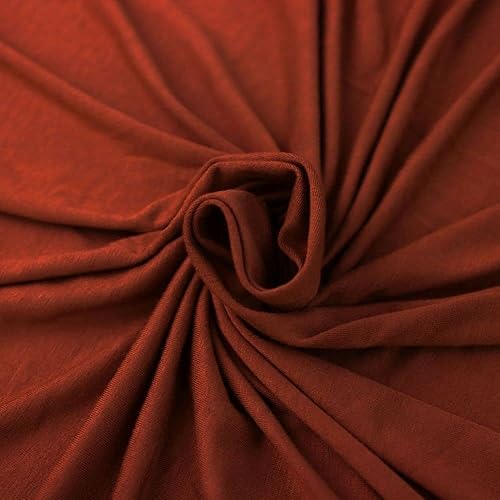 Texco Inc Stretch Rayon Spandex Jersey Knit (200 GSM)-Ropa de maternidad, HogarTela de bricolaje, Camel 2 Yardas