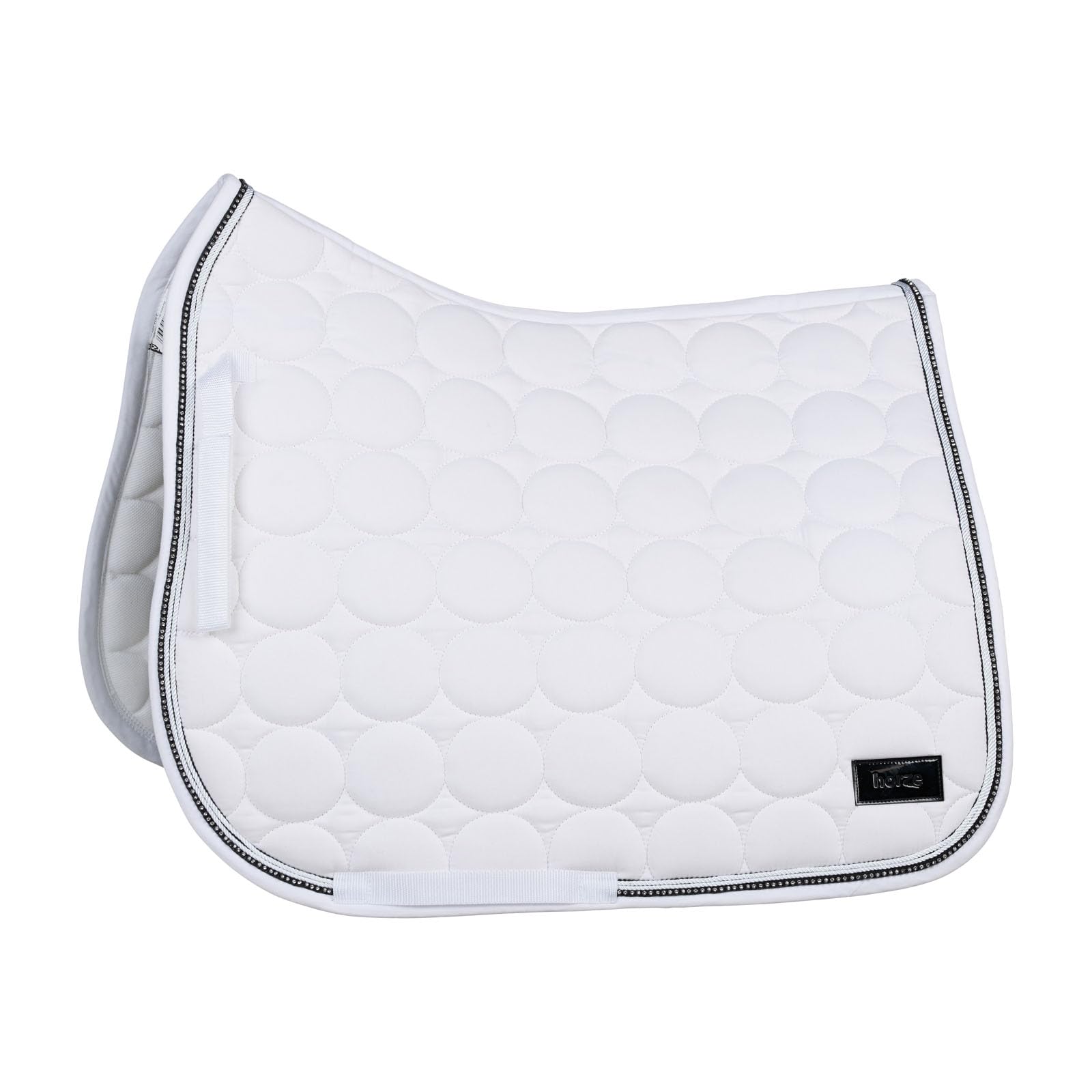 HORZE Marquess Quilted Quick-Dry Dressage Saddle Pad with Crystal Trim