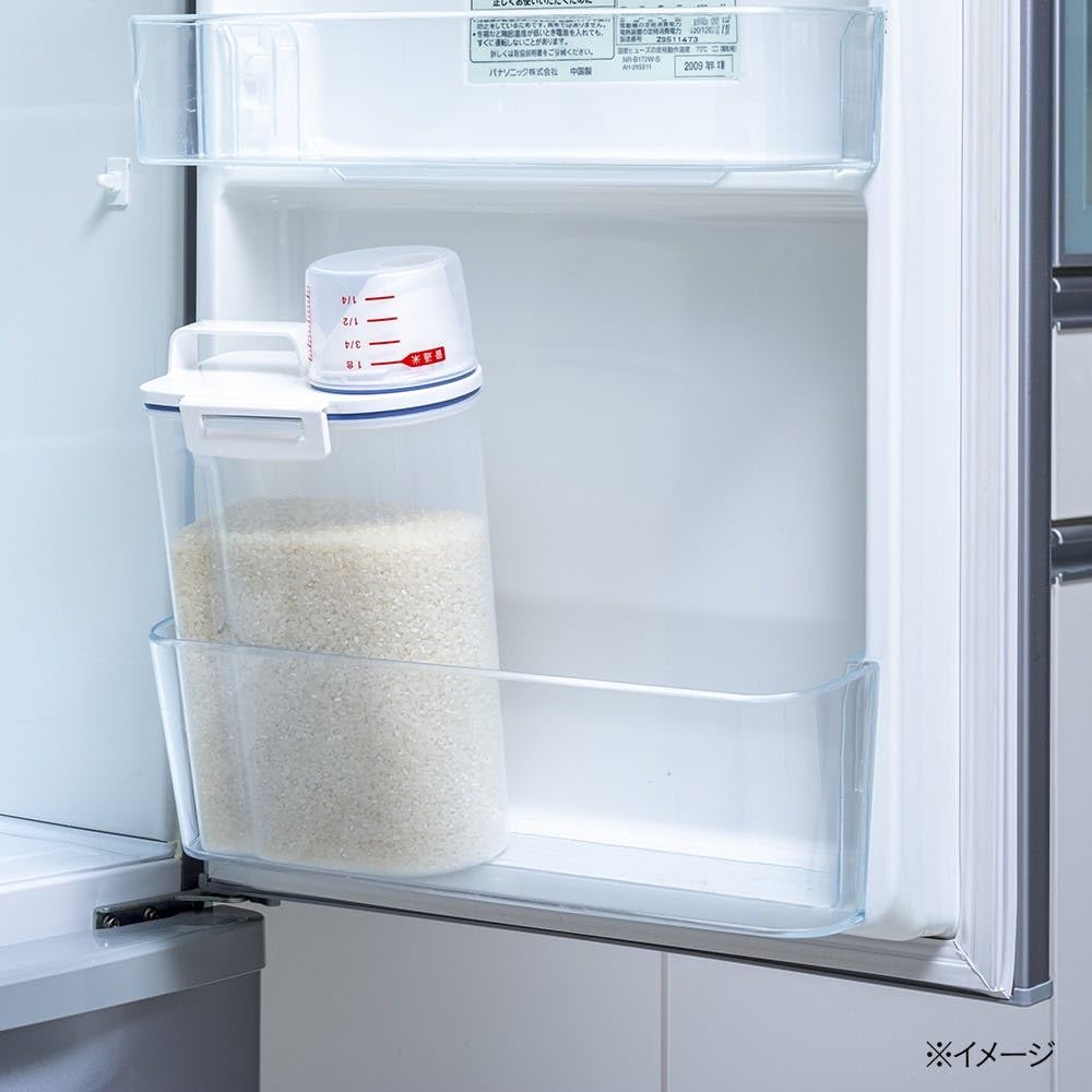 Amazon｜カインズ(CAINZ) 米びつ 容量2Kg 鮮度を保つ 密閉 冷蔵庫用