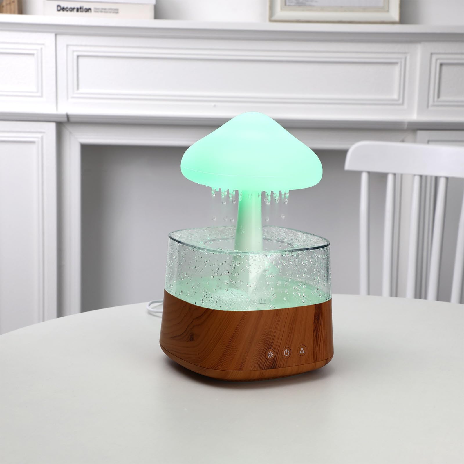 Umidificatore Diffusore di Aromi 450ml Luce Notturna per Scrivania