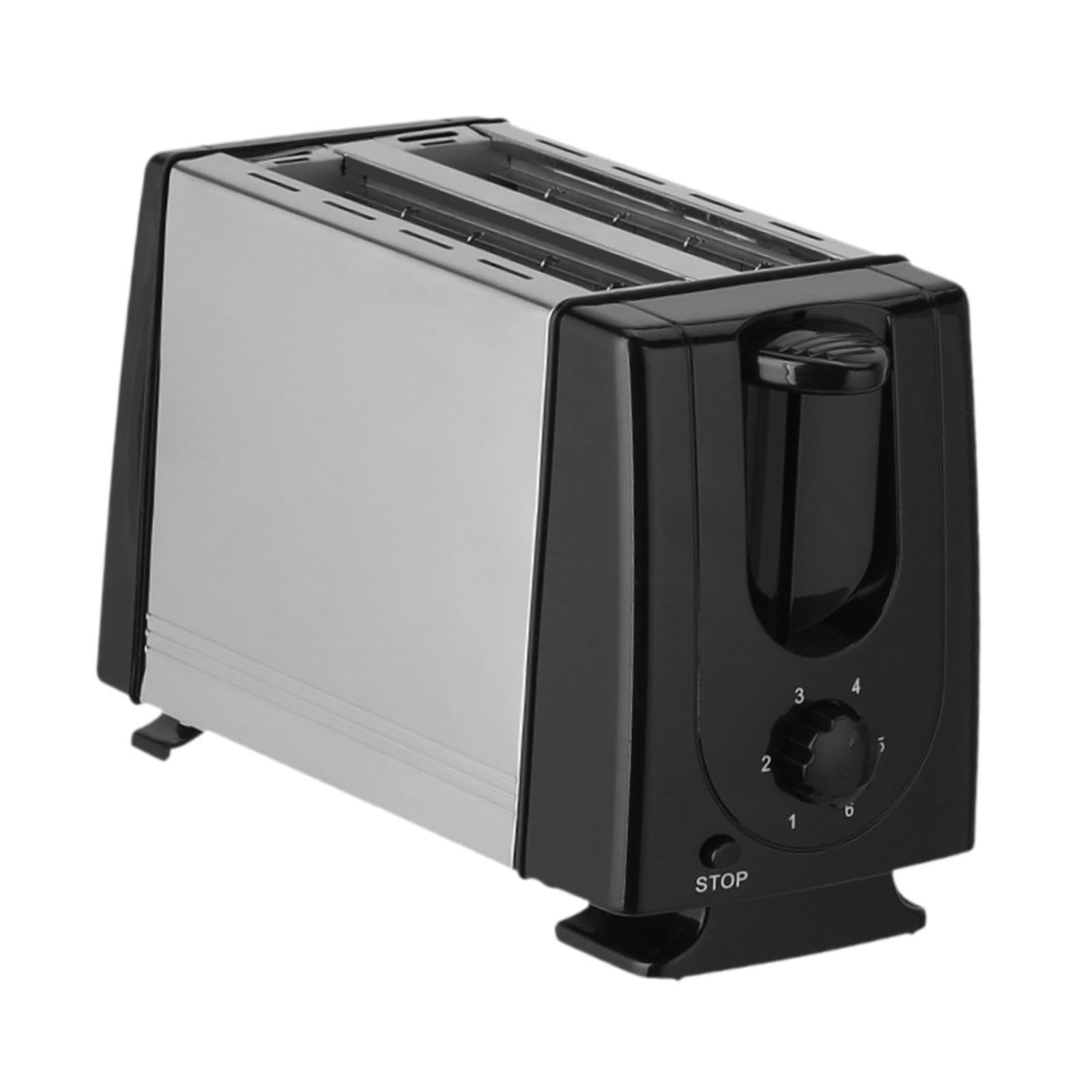 Counter Toaster EU Plug 2 Slice Waffle Machine for Bage | Counter Toaster EU Plug 2 Slice Waffle Machine for Bagels Puff Pastry Snacks Pp Shell Stainless Steel-image-47