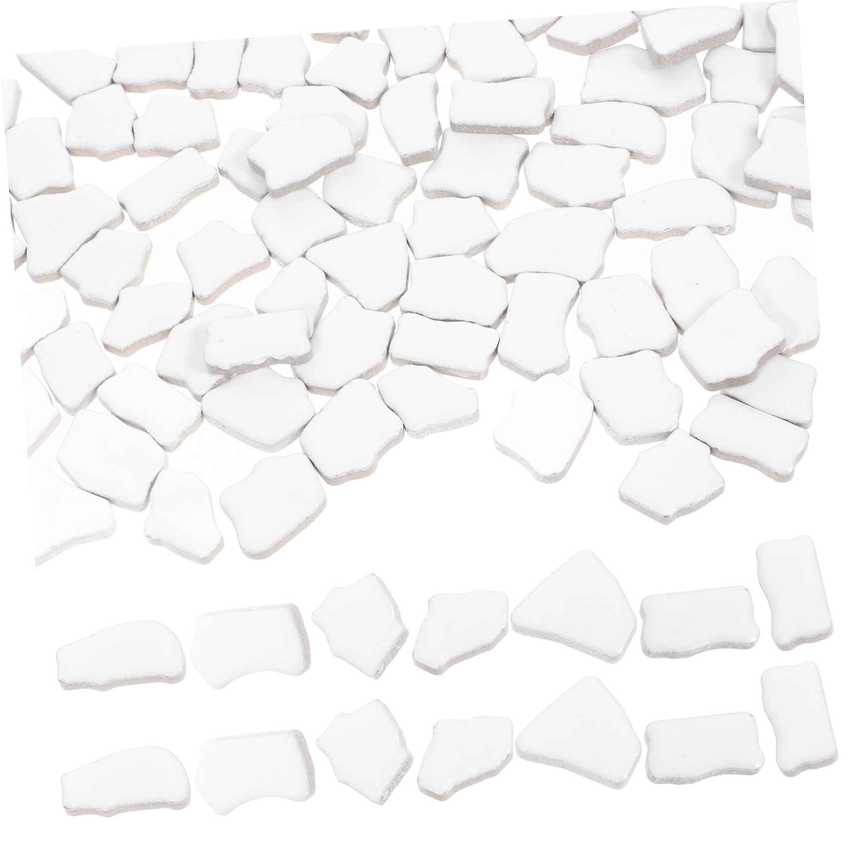Carreaux de céramique pour loisirs créatifs et mosaïque DIY | Lot de 1000g d'assortiment coloré