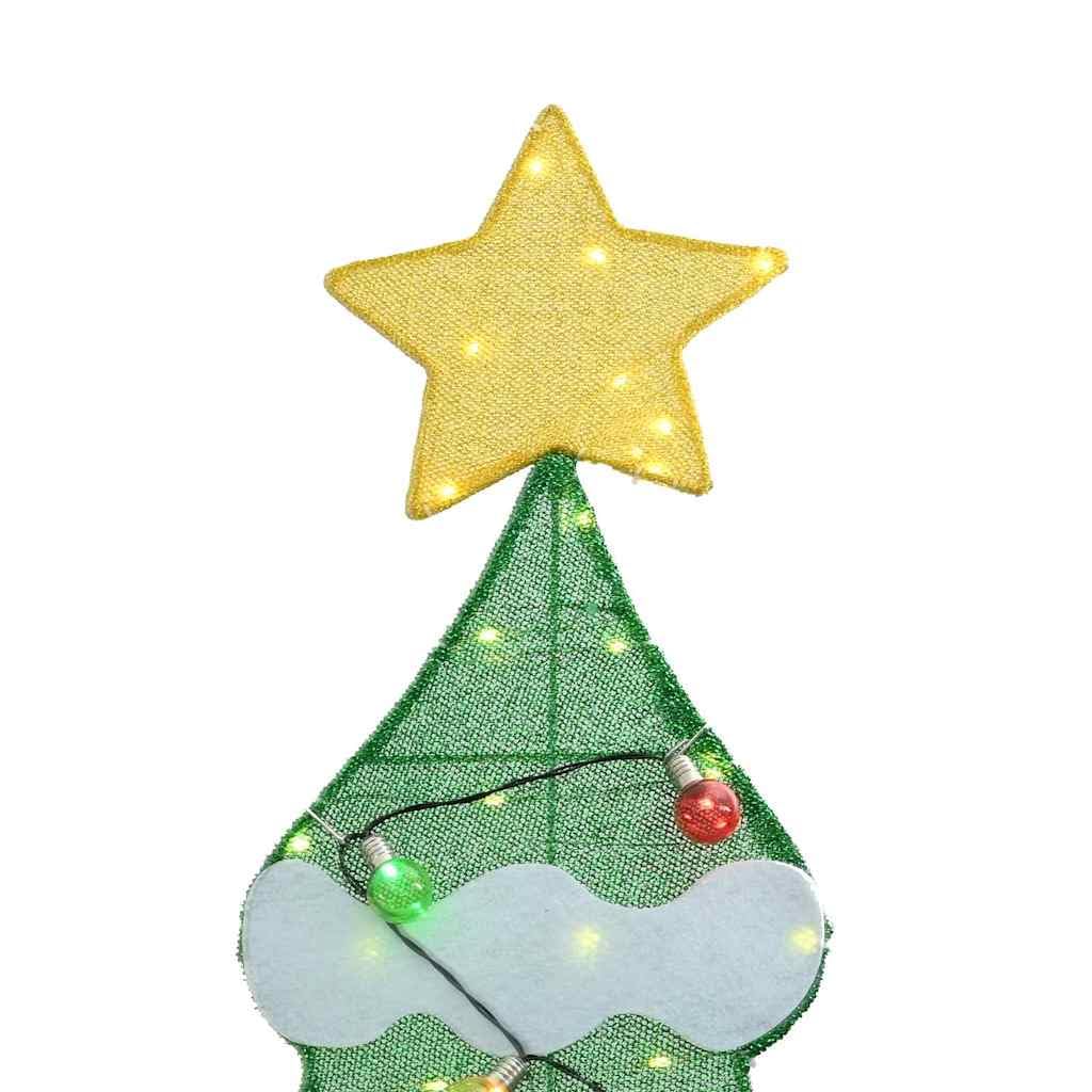 Sapin de Noël Lumineux 2D Blanc Chaud avec 3 boîtes-Cadeaux, 200 LED, USB, Design, intérieur et extérieur, Ambiance Festive pour Salon, terrasse et fenêtre