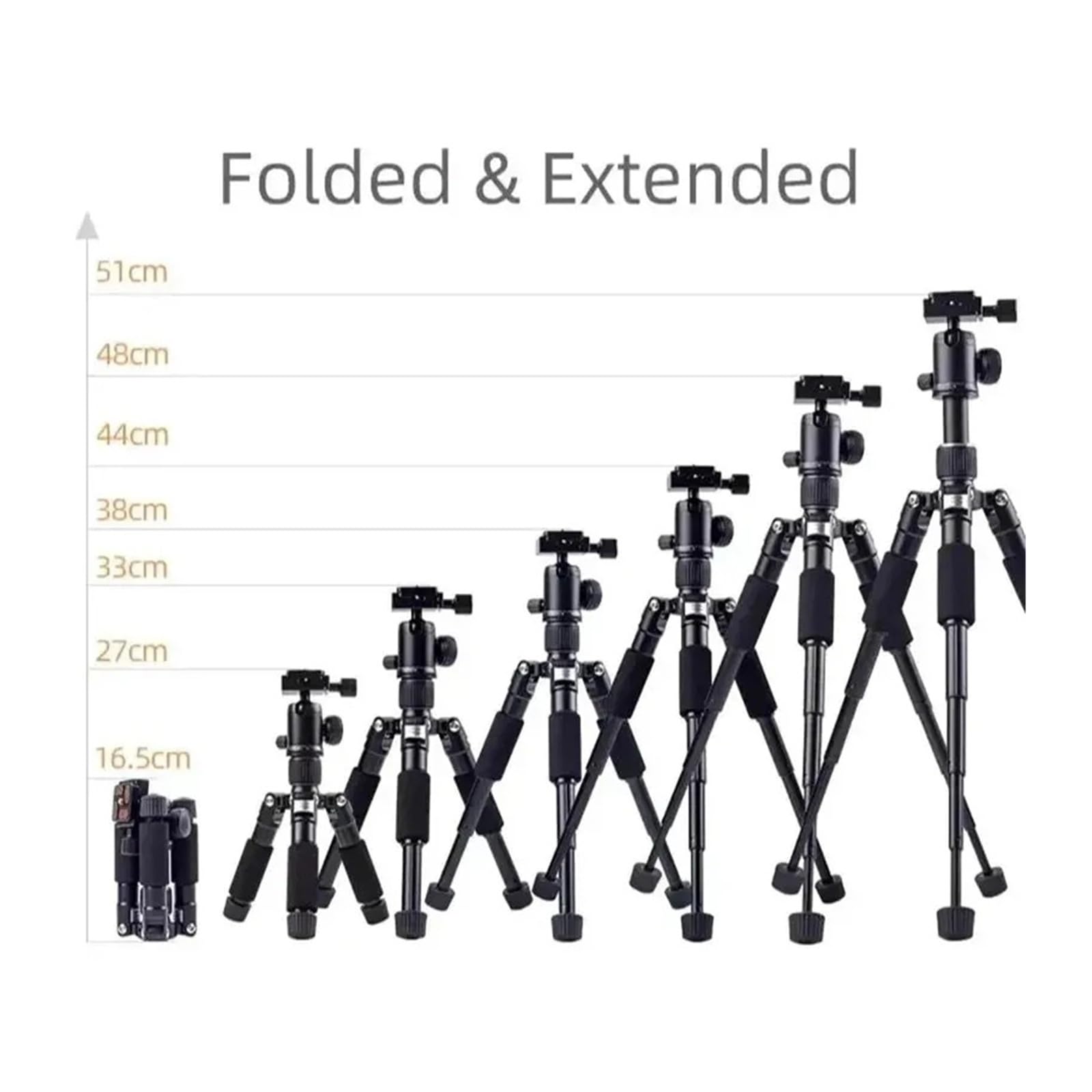 Treppiede da tavolo leggero Supporto for testa a sfera a 360 gradi | Mini staffa da viaggio compatta, supporto stabile for fotocamere DSLR e SLR(Red-1)