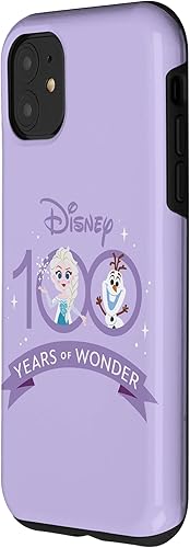Miniatura 2 de Funda para iPhone 11 Disney 100 aniversario Frozen Elsa y Olaf Wonder D100
