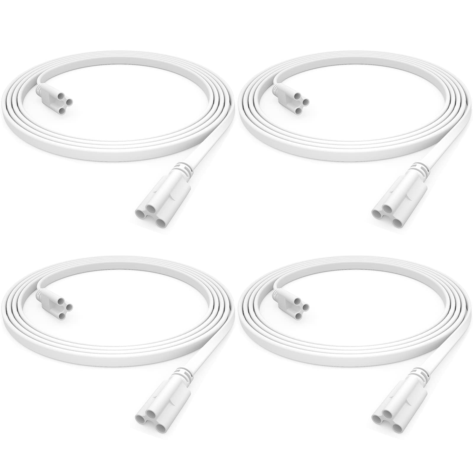 Photo 1 of (4-Pack) 2FT Female to Female Connecting Cords for T5 T8 LED Shop Light