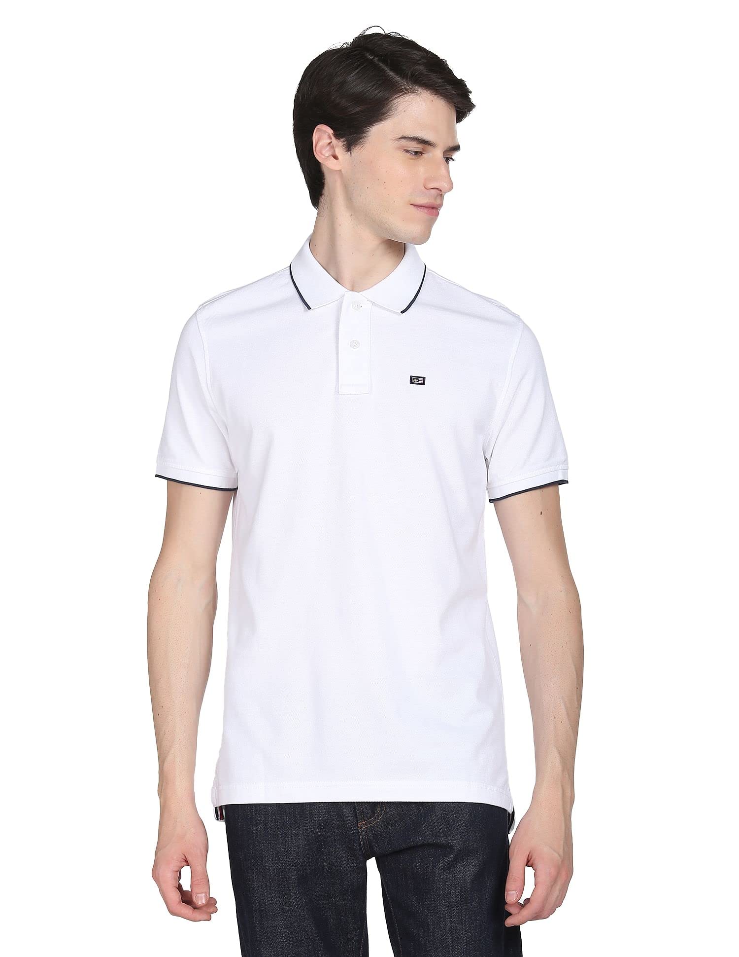 ArrowMen Solid Regular Fit Polo Shirt