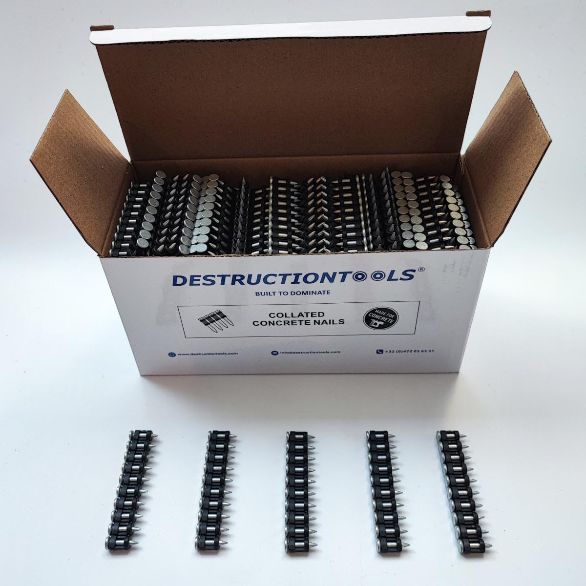 1000x Clavos de acero 16mm - para Spit Pulsa 700, 27, 40, 65 y 800 - C6/16