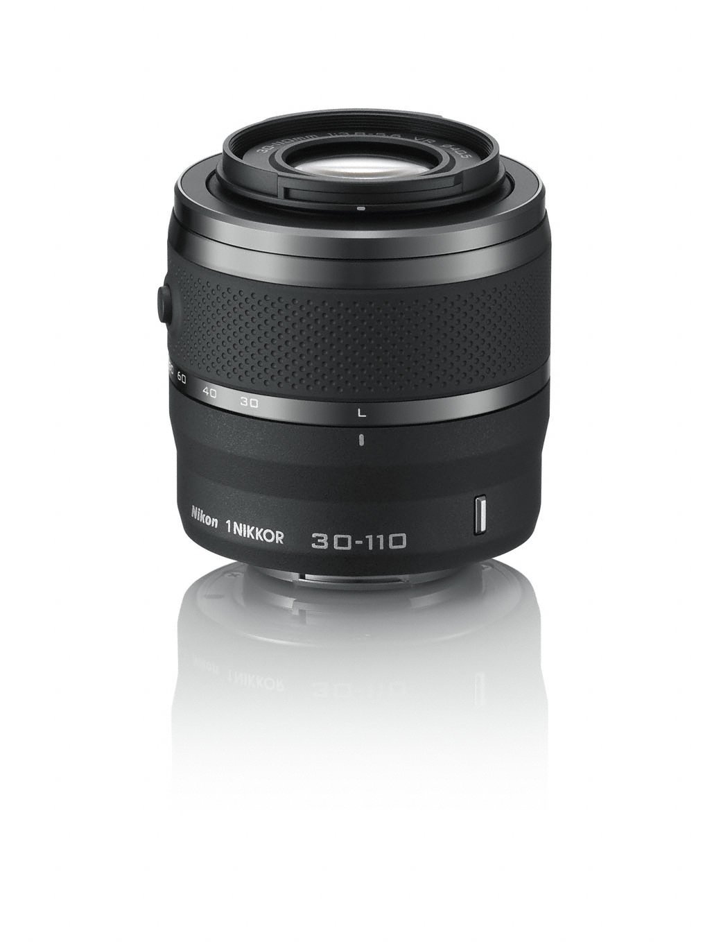 Nikon 1 J1 con Obiettivo VR 10-30 mm + VR 30-110 mm, Colore Nero [Versione EU]
