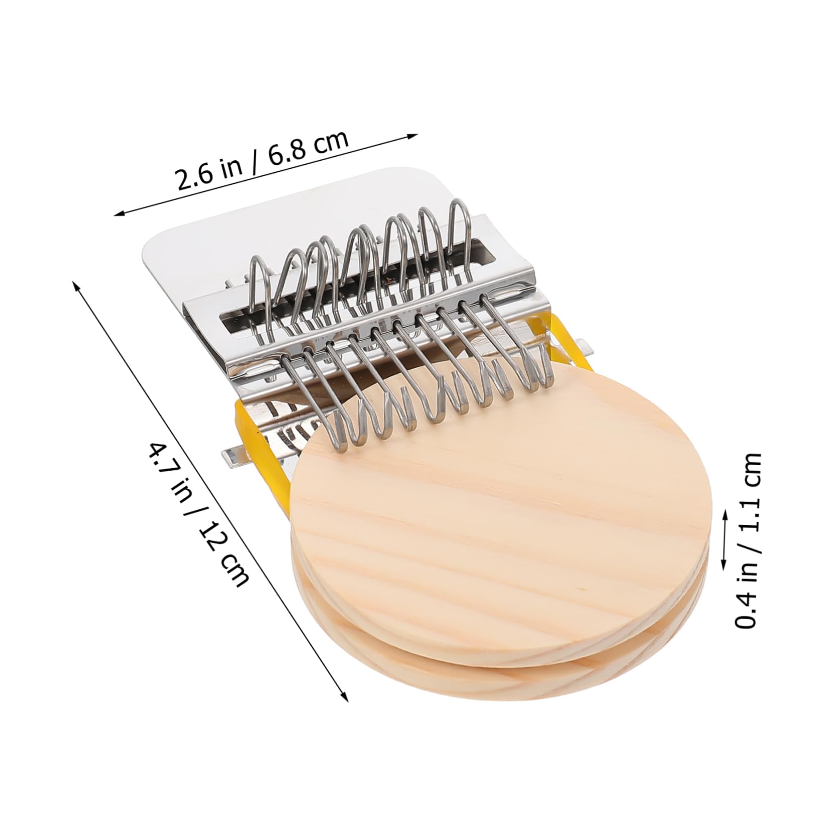 FONDOTIN 1Set Mini Wooden Hand Knitting Loom for DIY Craft for Handmade Projects Safe Wooden Material for Creative Weaving Fun and Unique Patterns Great Present