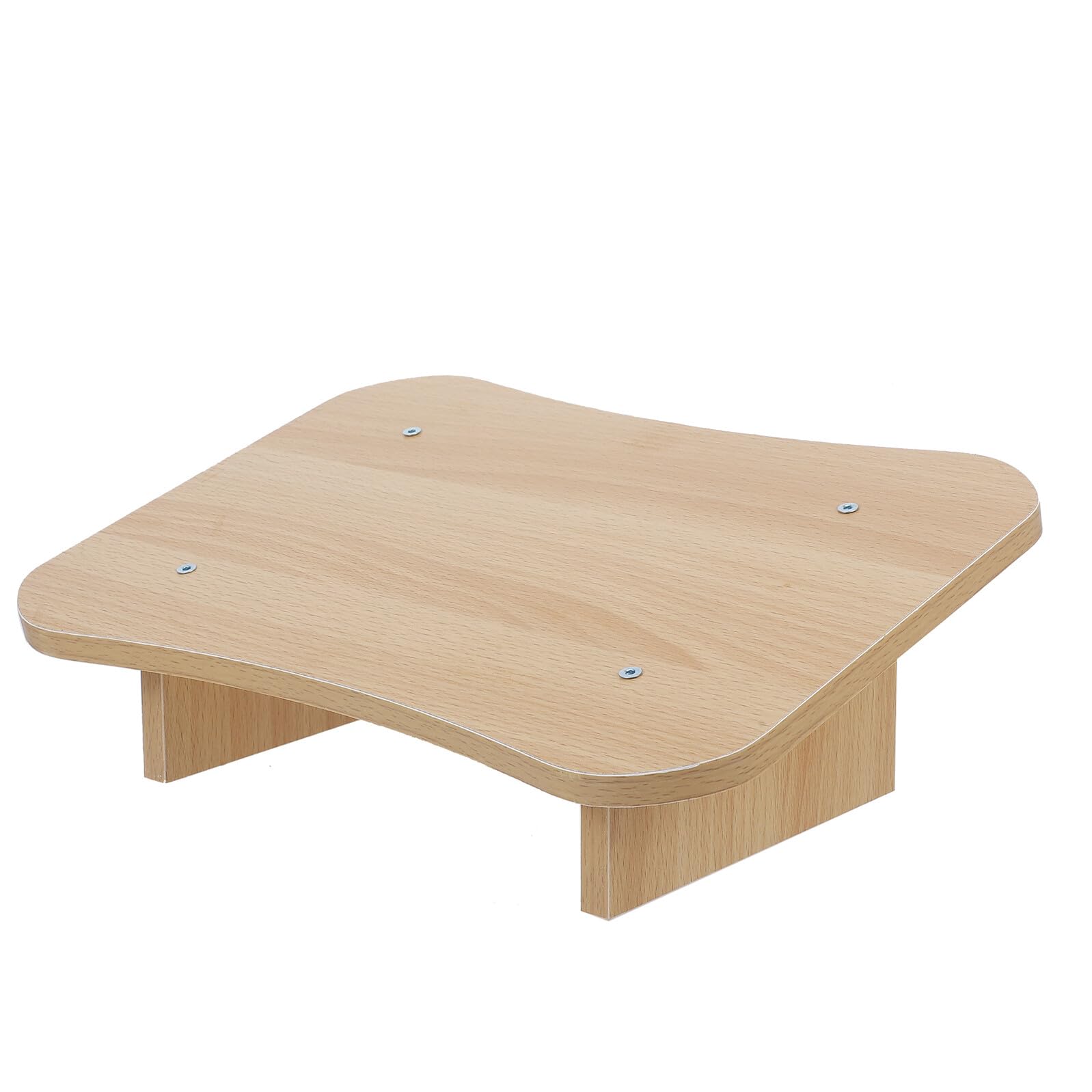 Poggiapiedi da Ufficio in Legno Piccolo Supporto Inclinato Sgabello per Studio e Casa Strumento Ergonomico per Postura e Comfort Gambe e Schiena