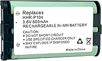 Vista 1 de HHR-P104 NI-MH Batería Recargable para Panasonic 3.6V 830mAh AAA Batería para Teléfonos Inalámbricos