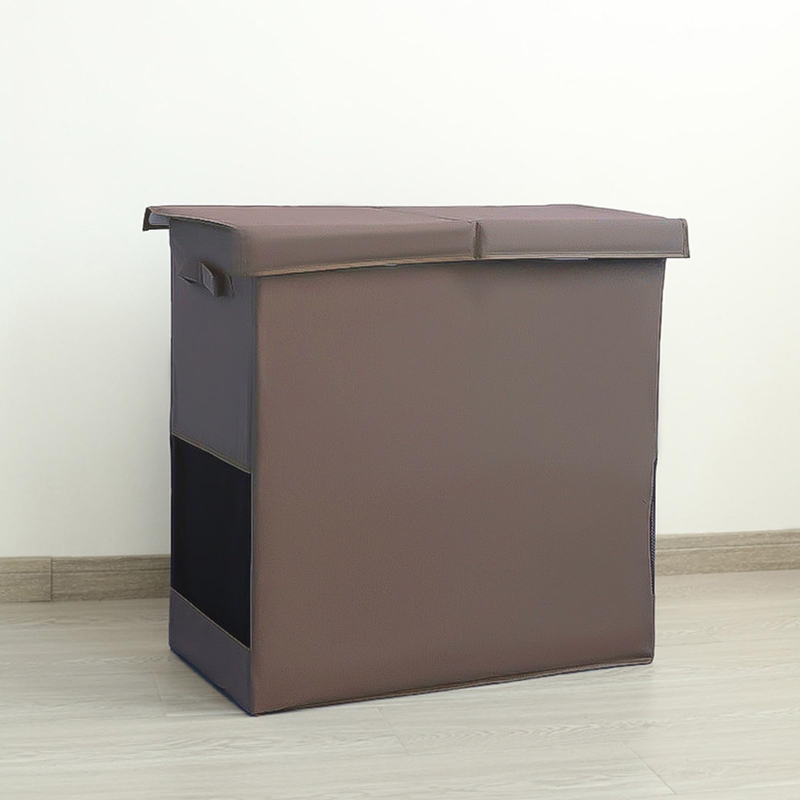 Thickened Waterproof Oxford Cloth Dirty Clothes Basket, Bathroom with Lid Foldable Laundry Basket, Household Organisation Storage Basket, Large Capacity Clothes Basket
