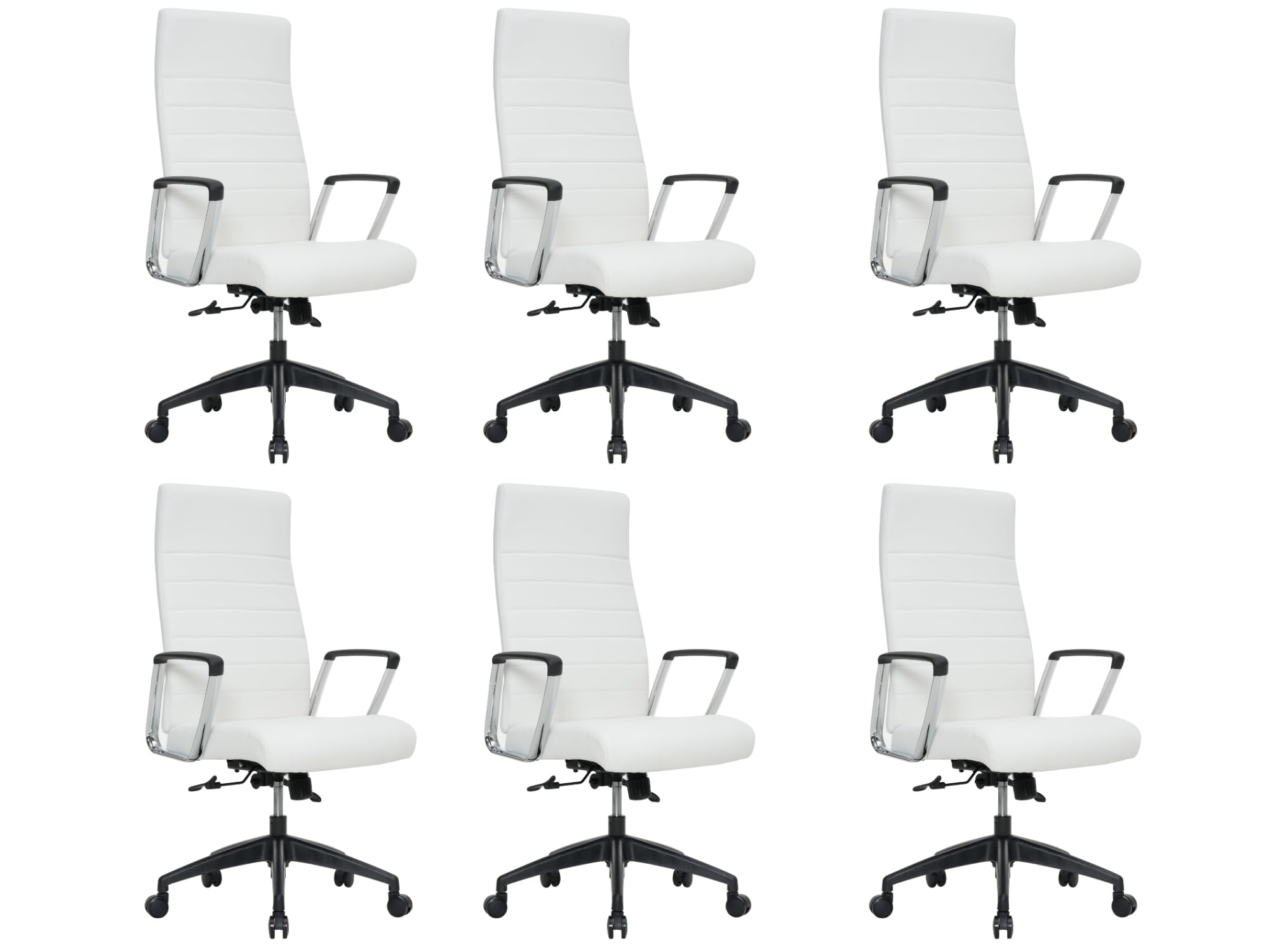 LeisureMod Hilton Leather Ergonomic Executive Office Chair