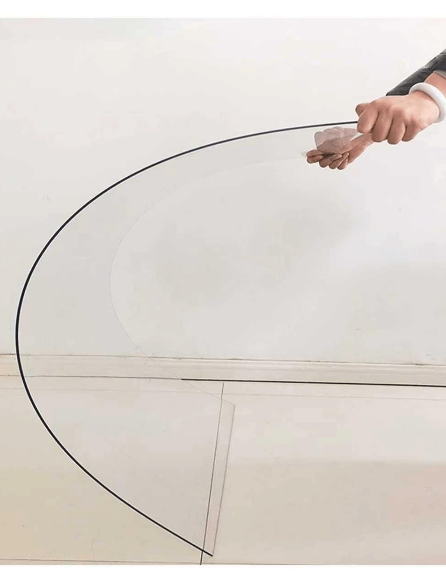 Transparente Acrylplatte – bruchsichere Kunststoffplatte for Schuppenfenster, Glasersatz, DlY-Bastelarbeiten und Schutzhülle (60 x 60 cm)(3mm,60x80cm/23.4x31.2in)