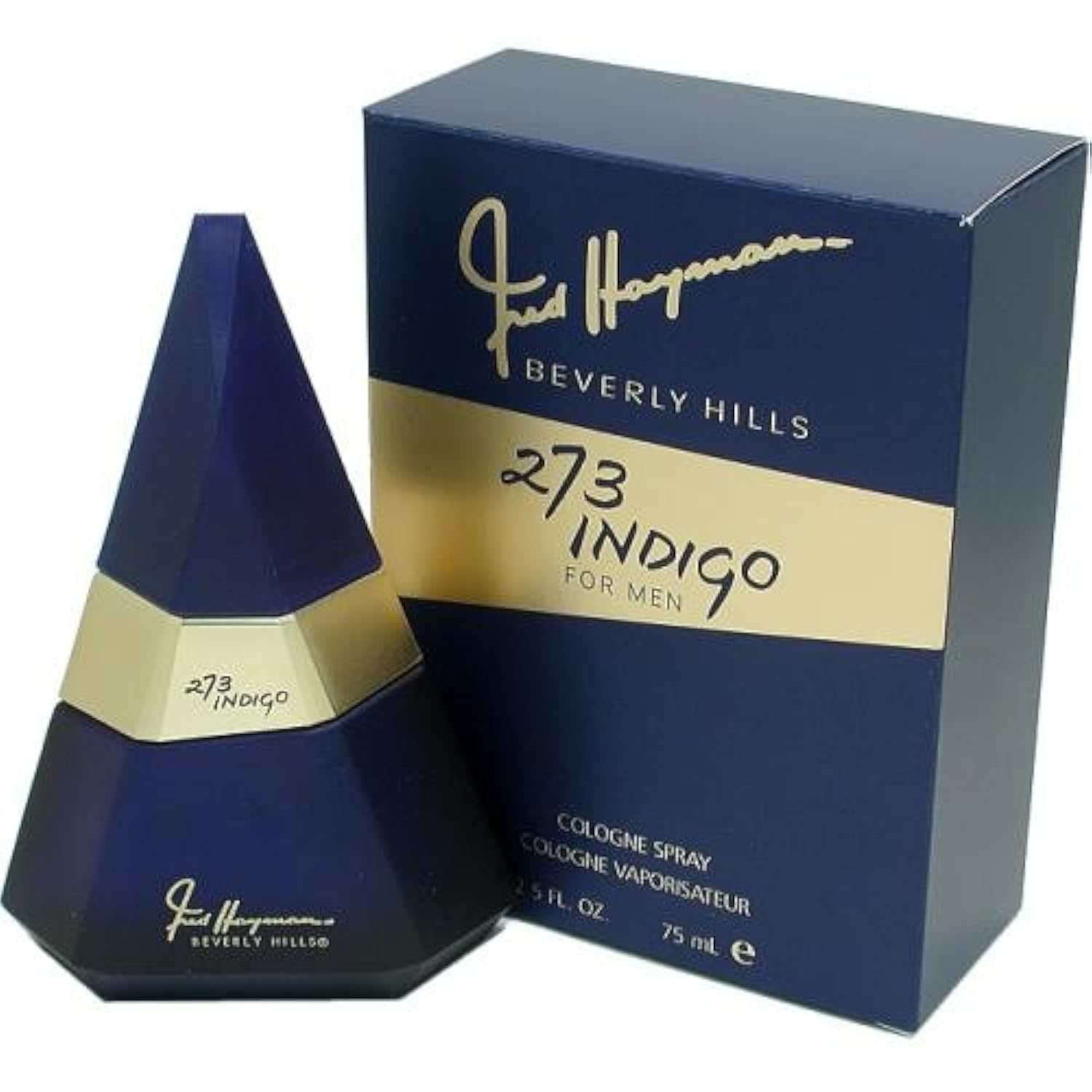 Fred Hayman273 Indigo - perfume for men -75ml, Eau de Cologne-