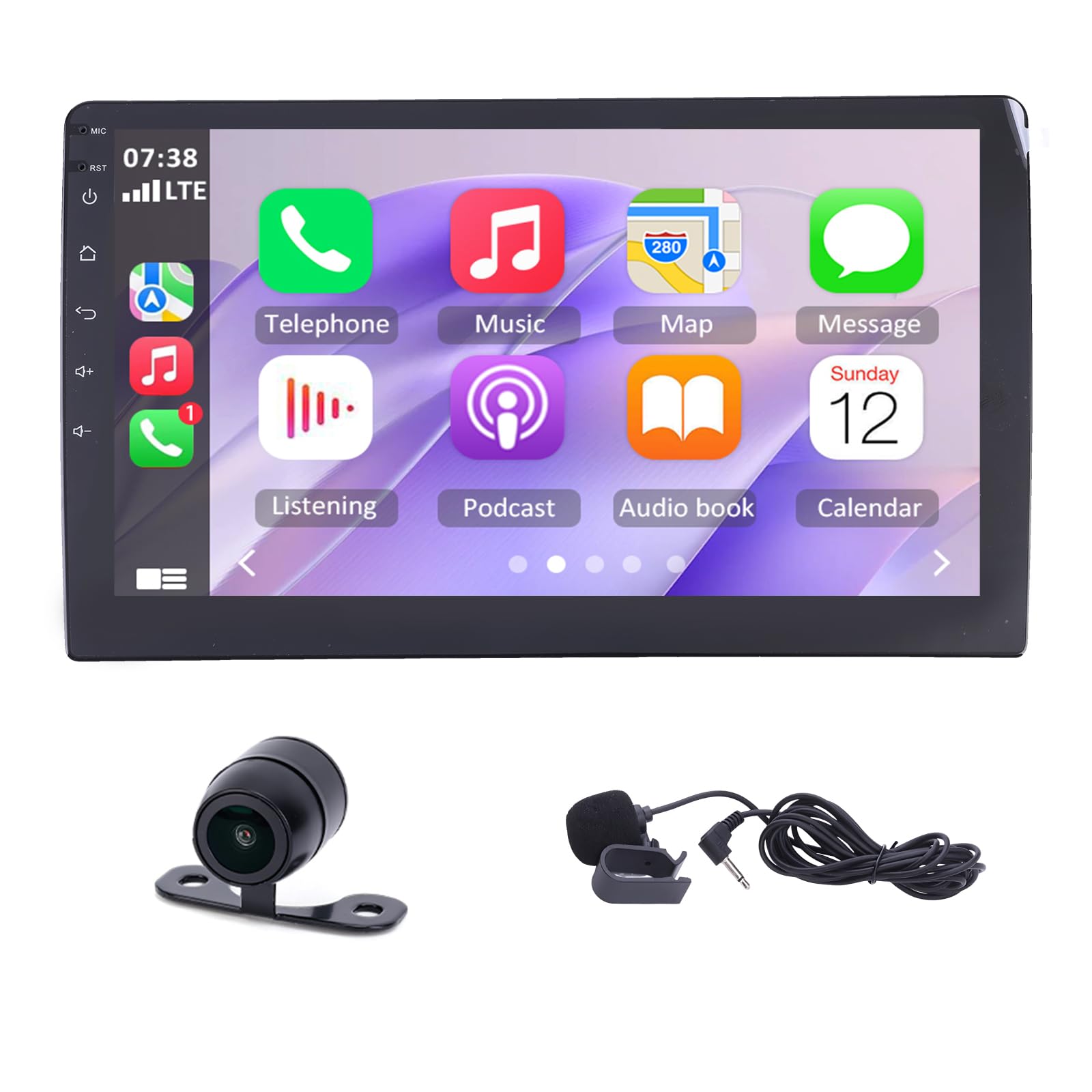 4+64G Android 15 Auto Radio Coche con CarPlay para Honda CR-V 1997-2001