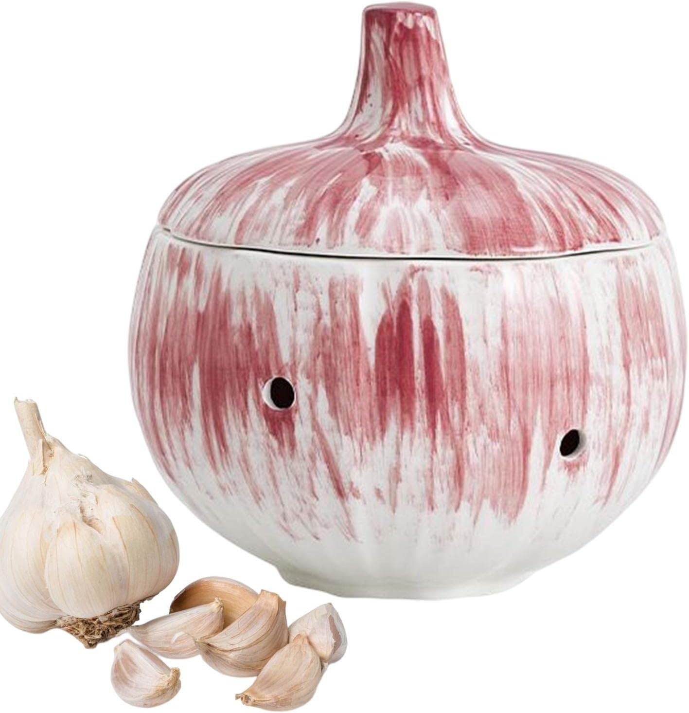Ziurmut garlic keeper, Garlic Canister, Garlic Storage Container with