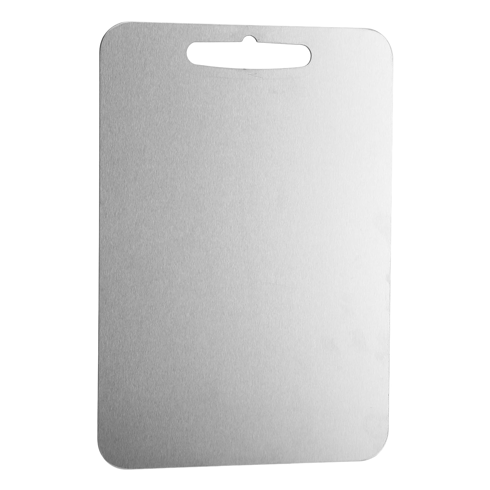 Set di 2 taglieri in acciaio inox, multifunzionali, per cucina e ristorante, facile da pulire, ideale per la preparazione di cibi e pasti