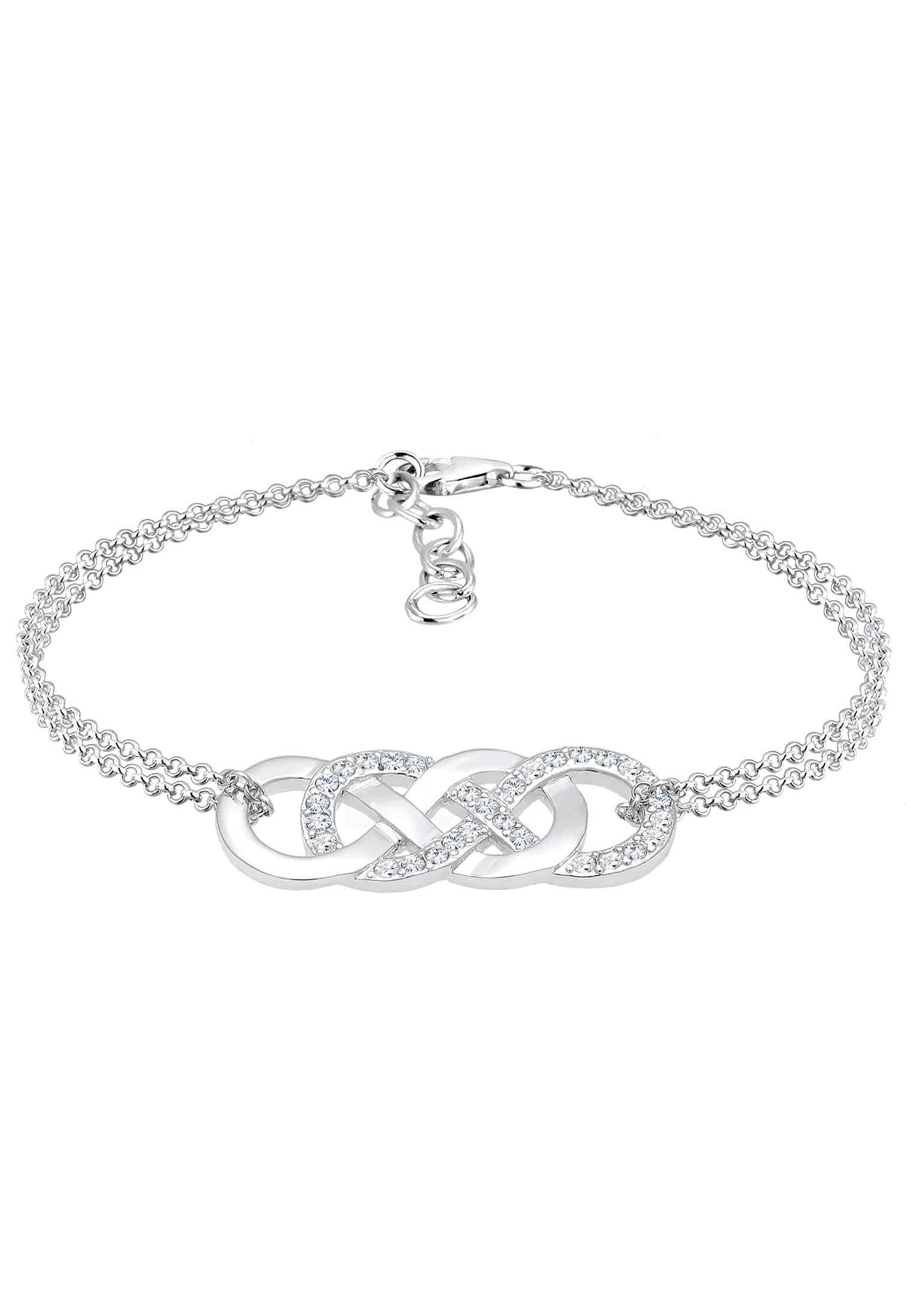 Elli Bracelet Elli Bracelet infinity Love Crystals 925 Sterling Silver