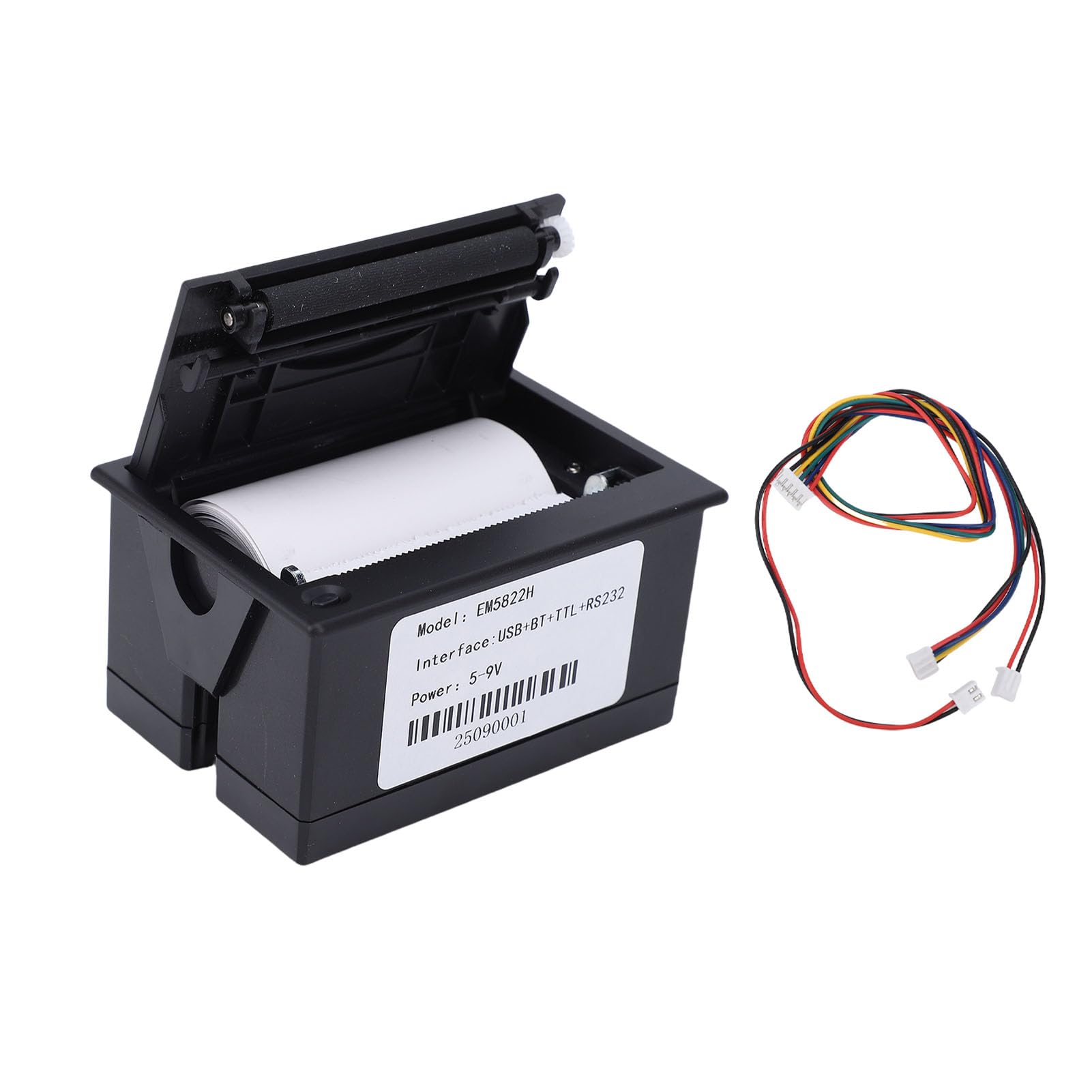 Denash Eingebetteter Thermodrucker, 58 Mm BT USB RS232 Serieller Druck, POS ESC Textgrafiken 1D 2D Barcodes