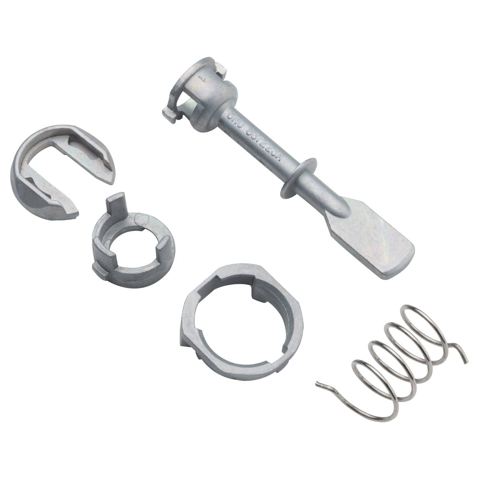 Kit di riparazione per cilindro della serratura sulla maniglia della portiera anteriore sinistra o destra 58 mm 6N0837223A Pagaia eccentrica per Polo 6N
