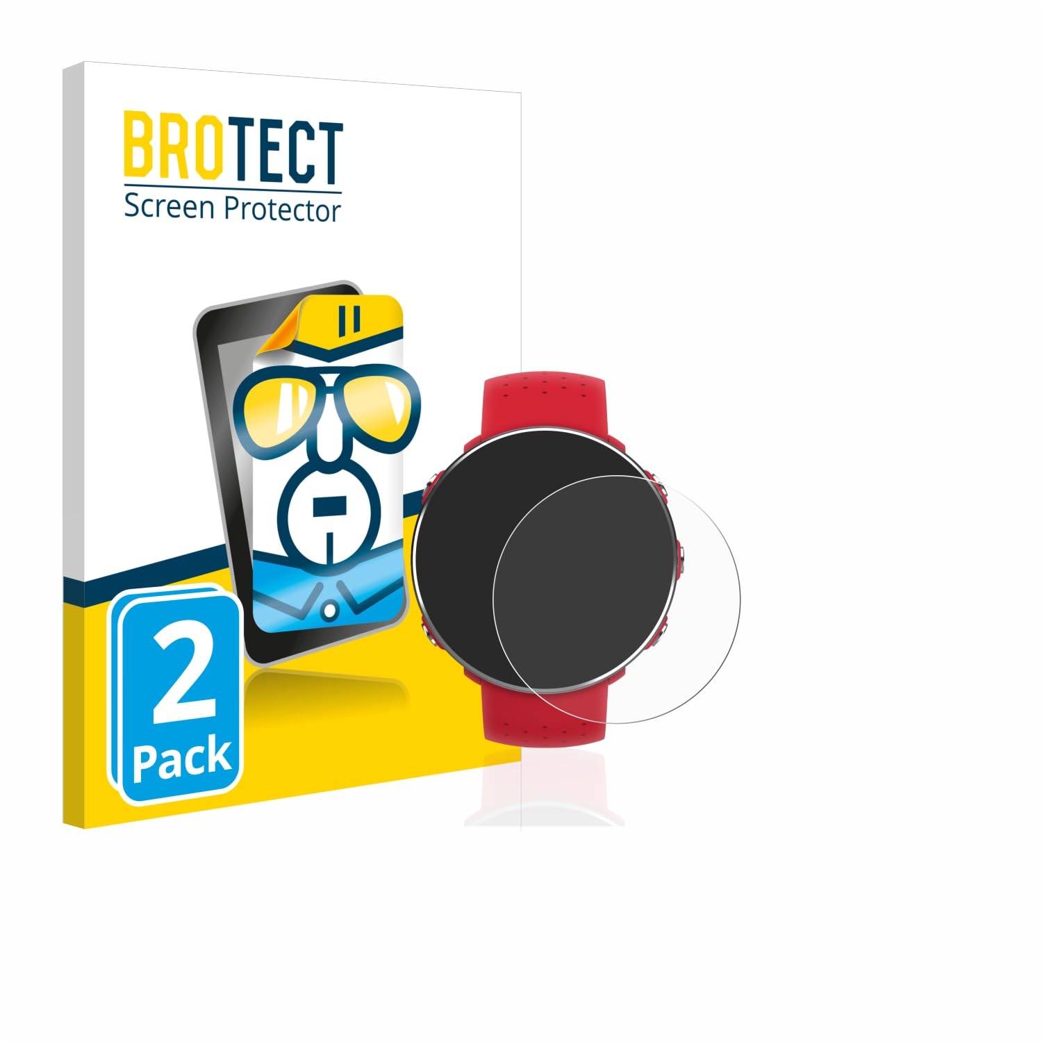 Brotect Pellicola Protettiva Per Polar Vantage M2 – 2 Pezzi, Trasparente HD, Anti-Impronta, Made In Germany - 4