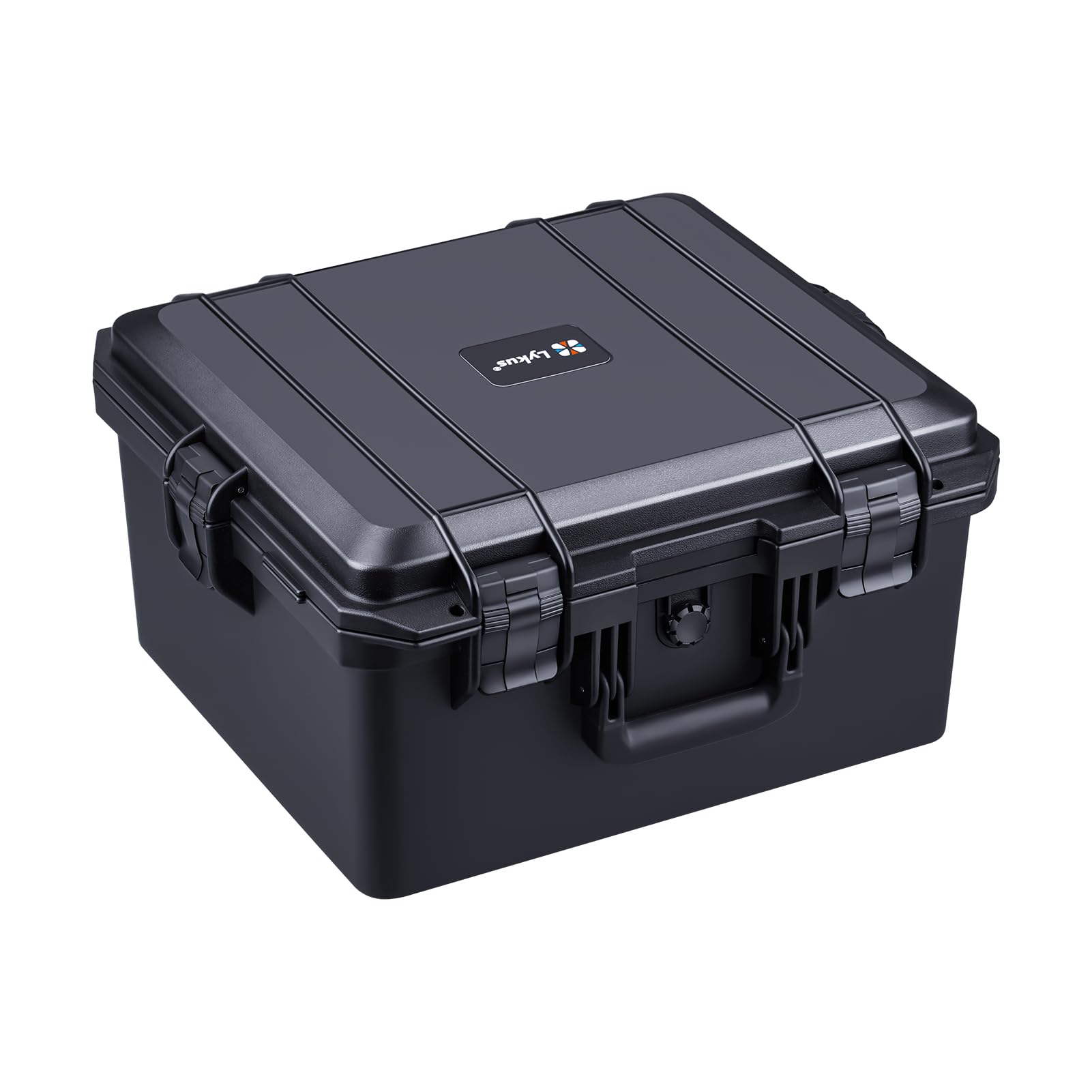 Lykus HC-4130 Waterproof Hard Case with Customizable Foam Insert, Interior Size 16.06x14.09x8.89 in, Suitable for electronics and more