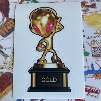 Amazon.co.jp: Sammy サミー トロフィー シール ゴールド : おもちゃ