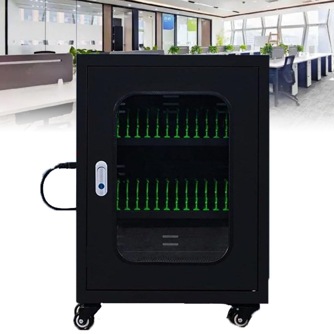 GTHTUHFD Cell Phone Charging Stations Mobile Phone Charging Cabinet,Cellphone Usb Charging Station Lockers,Rechargeable Cellphone Locker Storage Charging Station,40Slots,50Sl,30slots