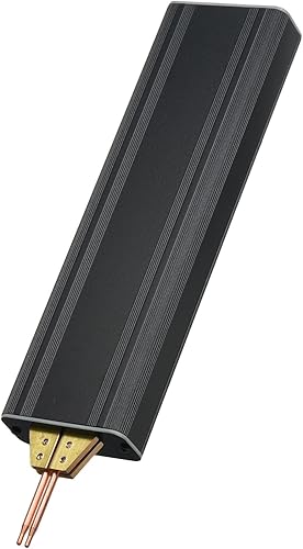 Shkalacar Soldador por puntos portátil, soldador de punto de mano ajustable de 5 engranajes 0.1 ~ 0.006 in de grosor, hoja de níquel, carga USB,
