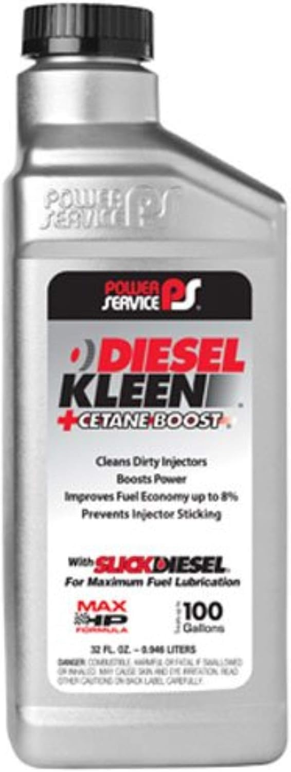Power Service 3025 +Cetane Boost Diesel Kleen Fuel Additive 32 oz