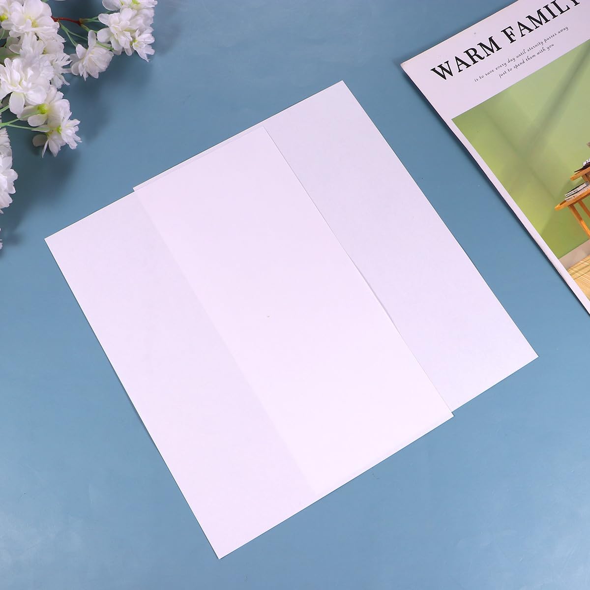 A4 Trennpapier Doppelseitig Weiß 120g, 100 Blatt, Papier
