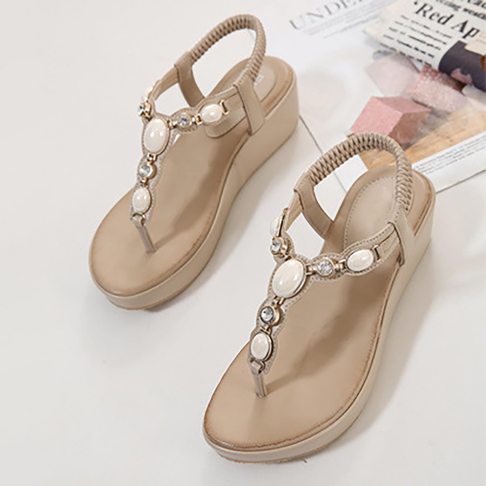 Generico Sandales OrthopéDiques Femme Confortables LéGèRes AntidéRapantes Semelle Souple Respirantes Chaussures Femme éTé Mode Mules OrthopéDiques Coupe Large Ville Vacances
