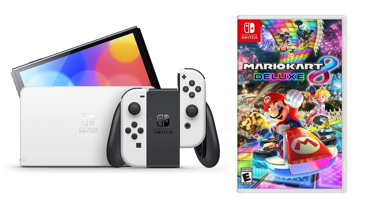 Consola Nintendo Switch OLED w/White Joy-Con - Standard Edition
