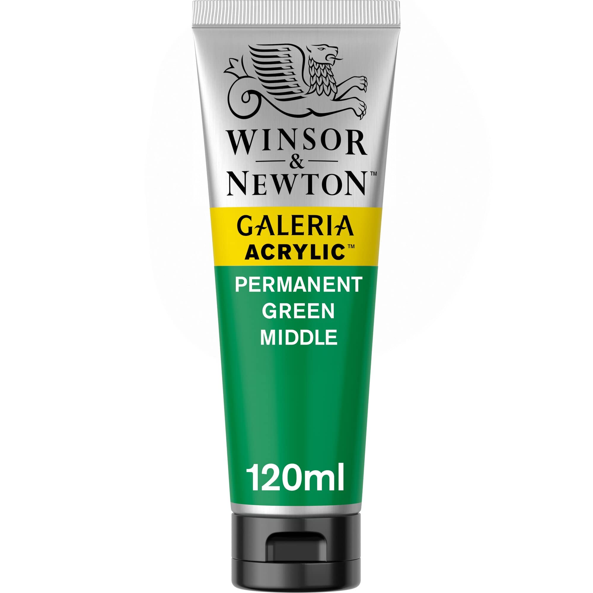 Winsor & Newton 120ml Galeria Acrylic Paint - Permanent Green Middle