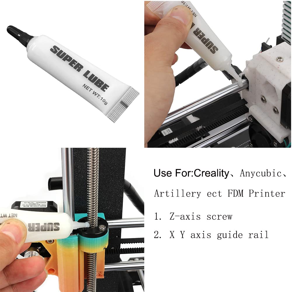 Smeermiddel voor 3D-printers, 100 g motor- en